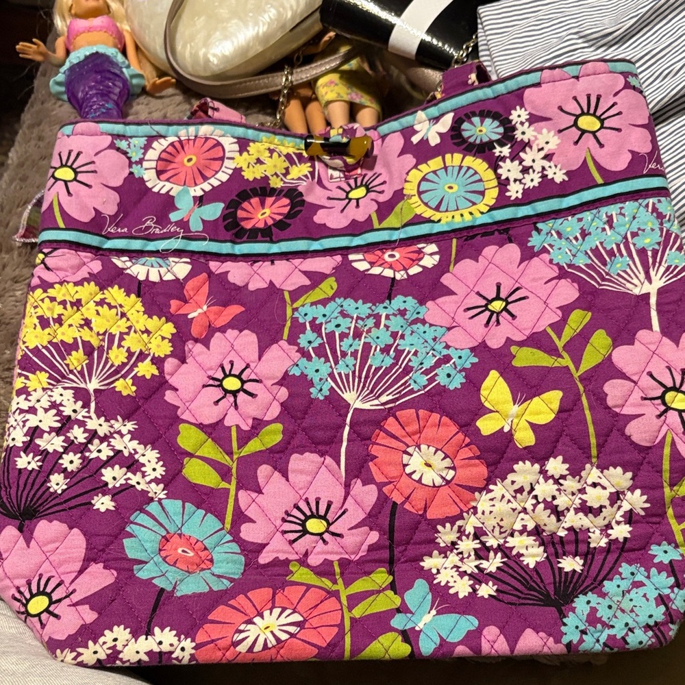 Vera Bradley Multicolor Floral Tote